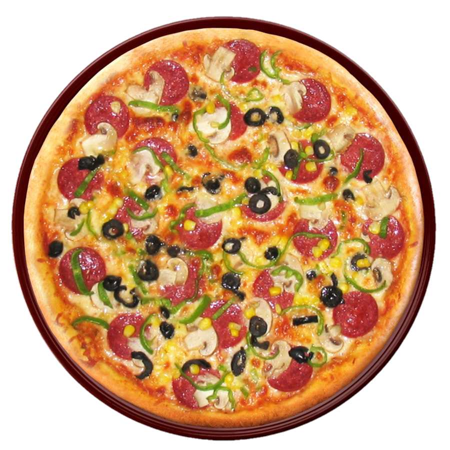 Top View Pizza Png