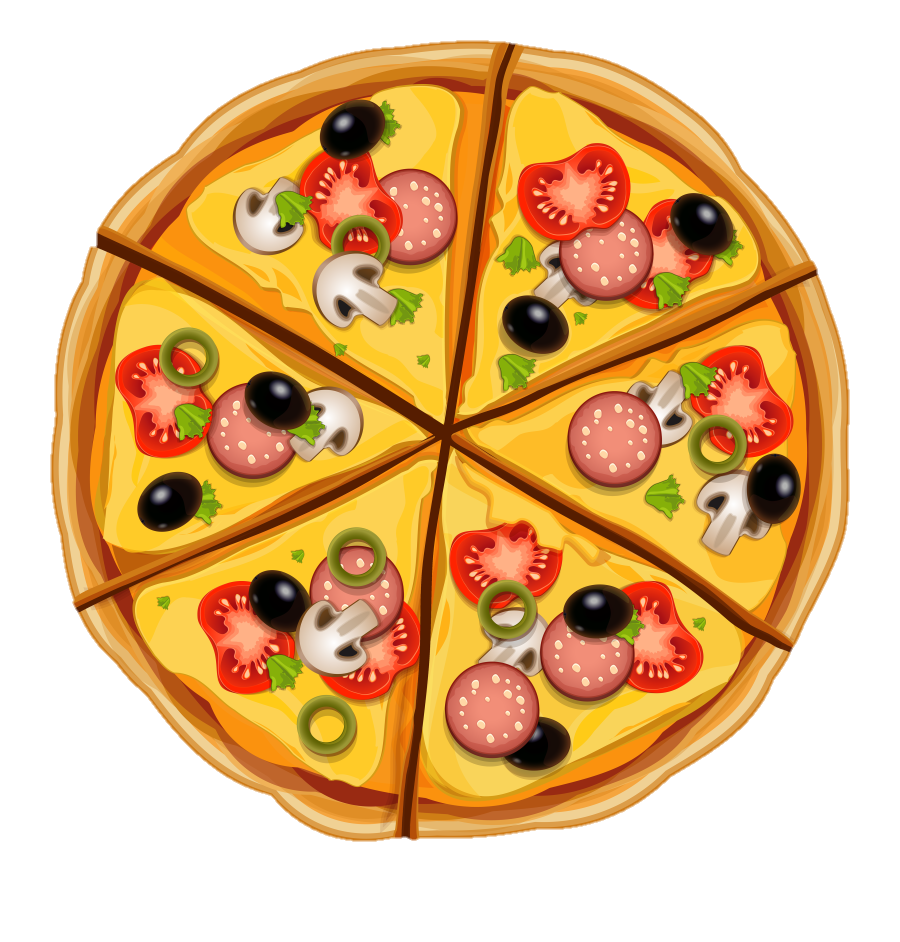 Pizza Png Vector image