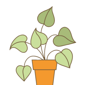 Potted Plant Vector PNG