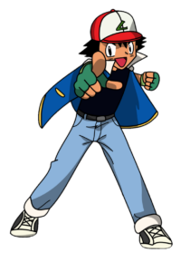 Ash Pokémon Character PNG