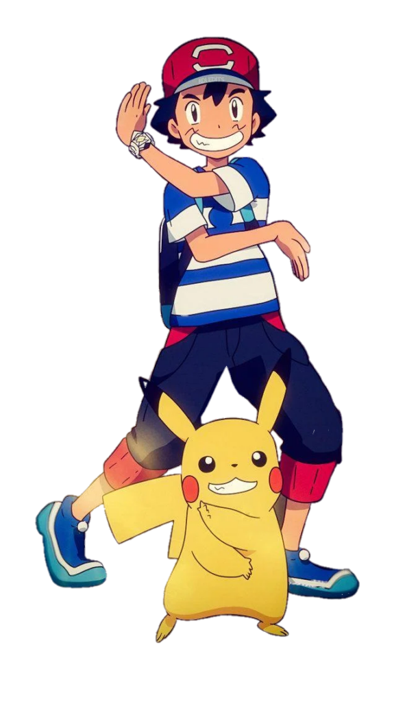 Ash with pikachu Pokémon png