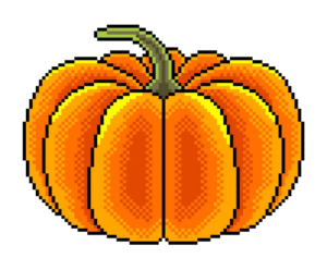 Pixel Pumpkin Png