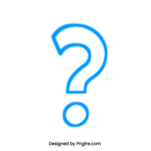 Blue Question Mark Png