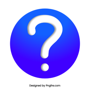 Blue circle Question Mark Png