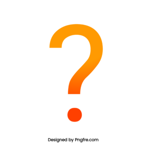 Orange Red Question Mark Png