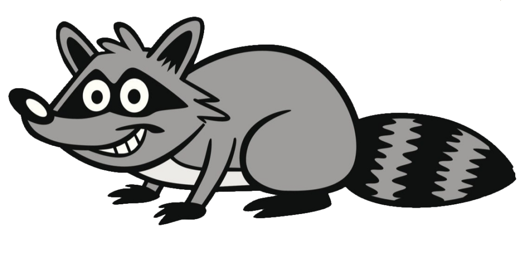 Cartoon Raccoon vector PNG
