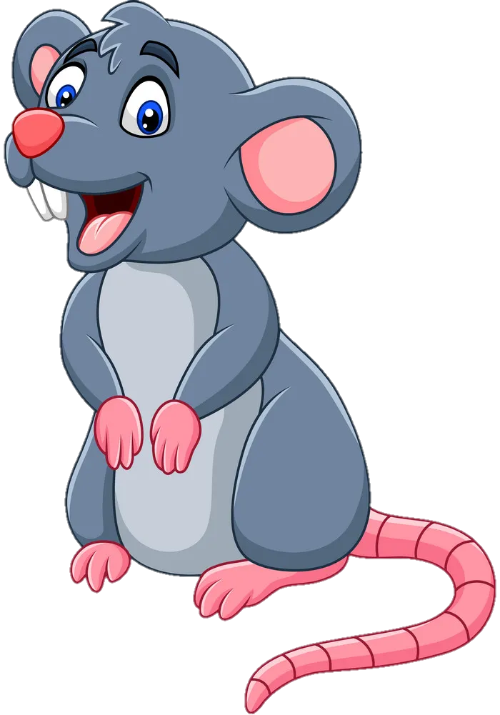 Happy Rat Png Clipart