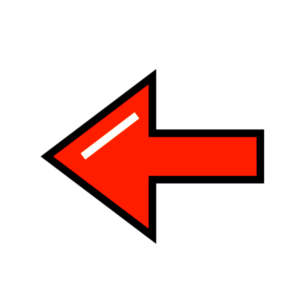 red arrow transparent