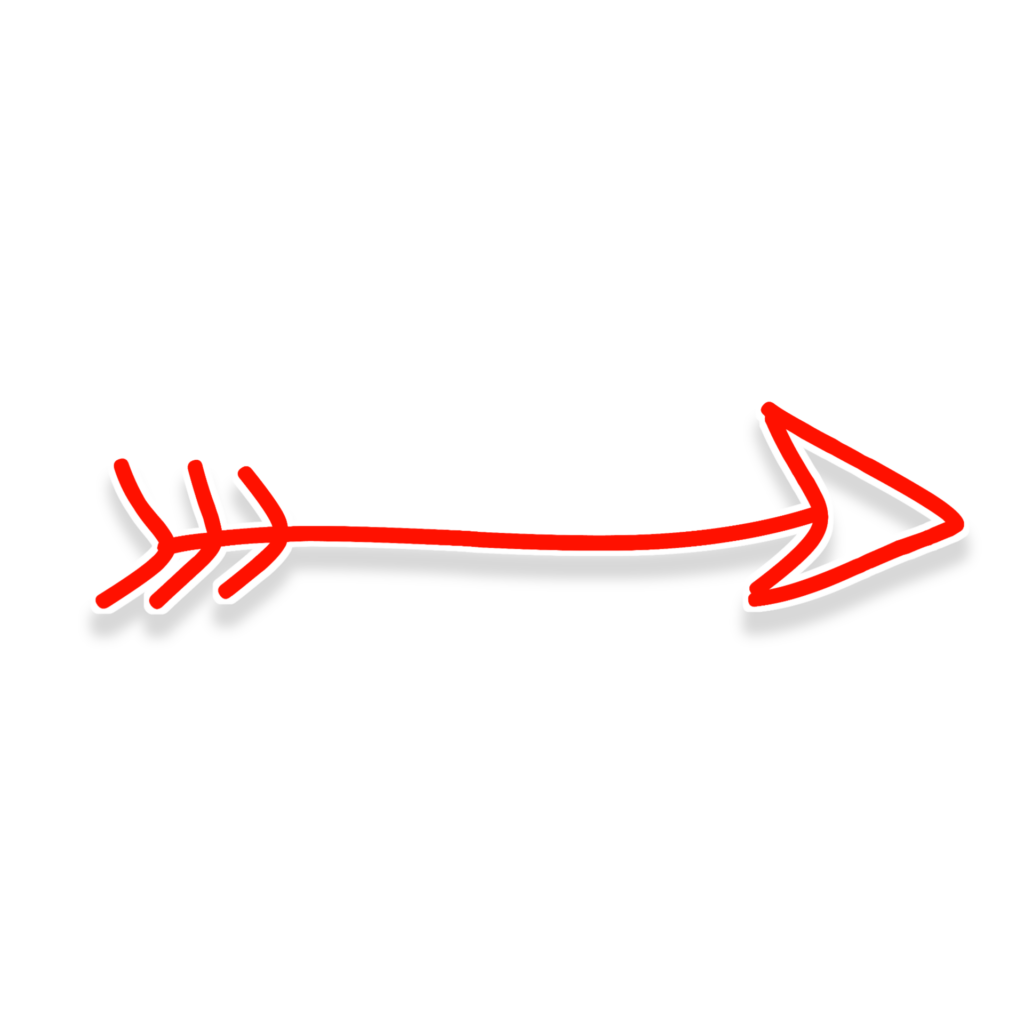 Thin Red Arrow PNG