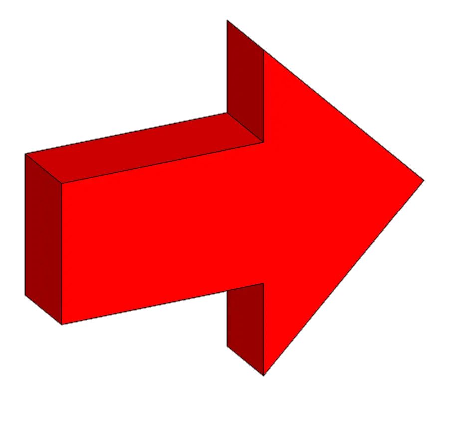 Red Arrow Vector PNG