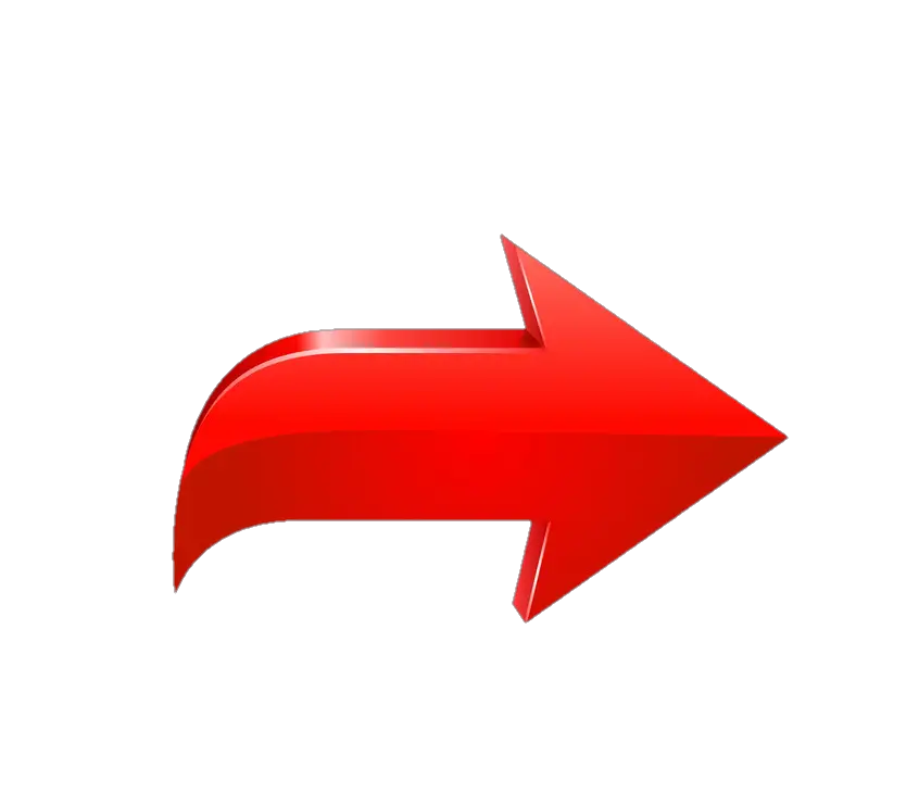 Right Red Arrow Clipart PNG