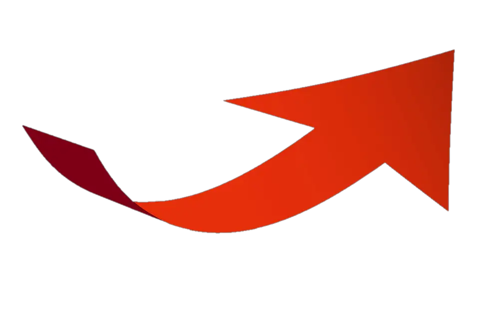 Transparent Red Arrow PNG