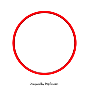 Thin Red Circle Png