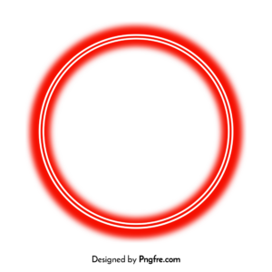Neon Red Circle Png