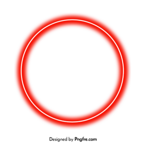 Neon Red Circle Png