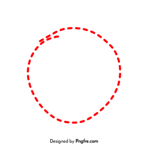 Dotted Red Circle Png