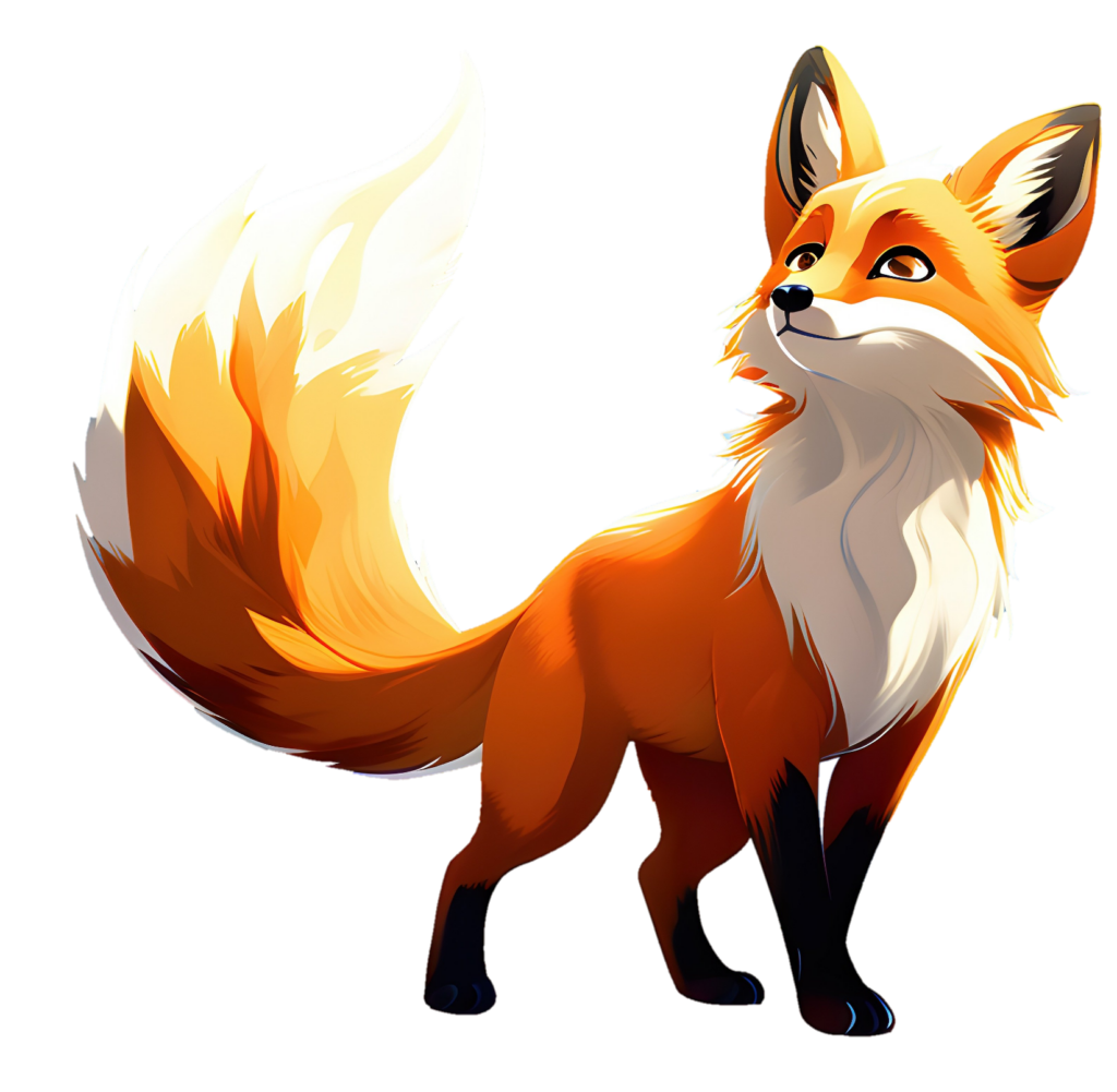 AI-generated Red Fox Png