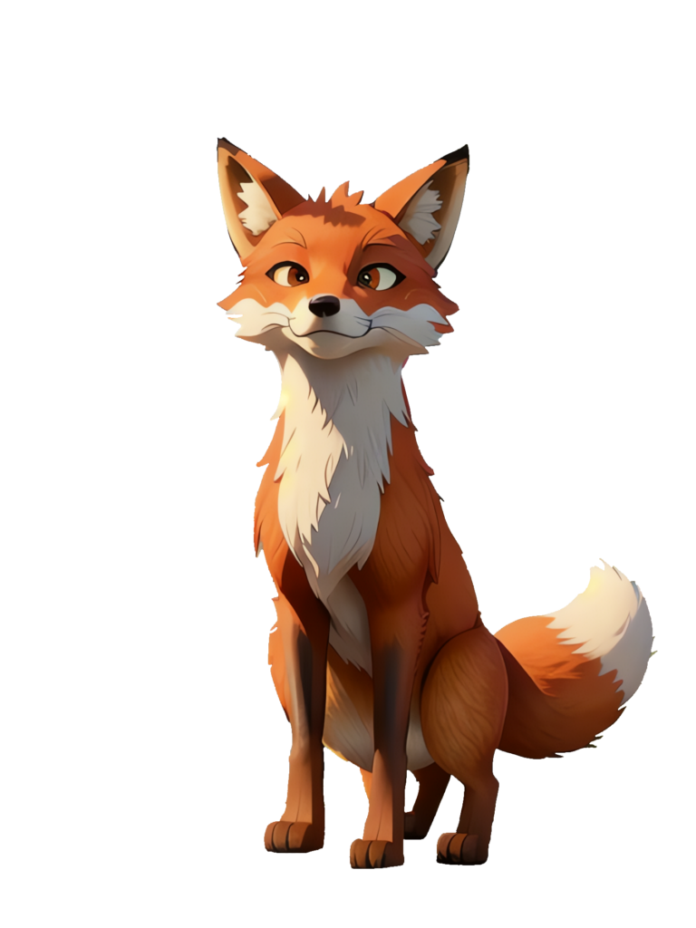 AI Generated Red Fox Png