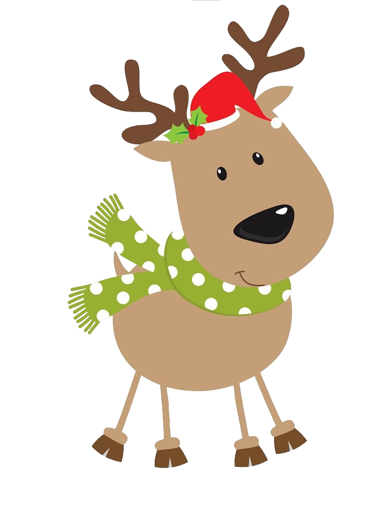 Christmas Reindeer Vector Png