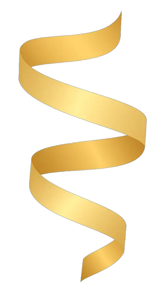 Gold Ribbon Png