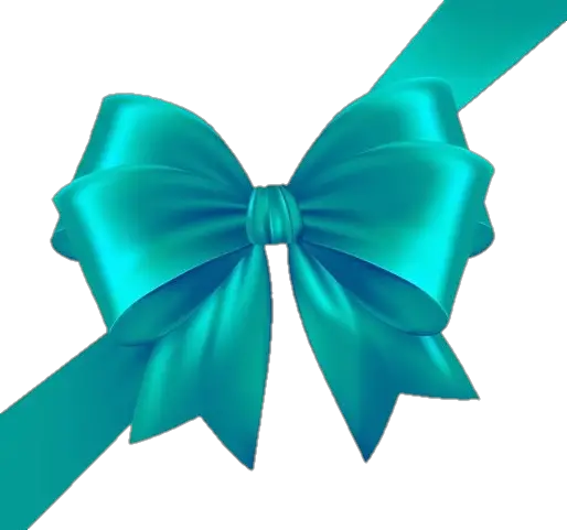 Sky Blue Ribbon Png