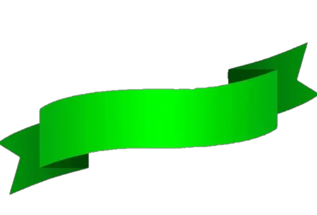 Green Banner Ribbon Png