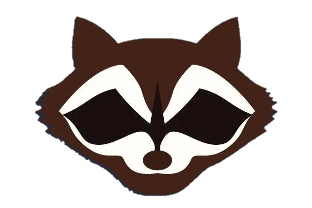 Rocket Raccoon face Vector Png