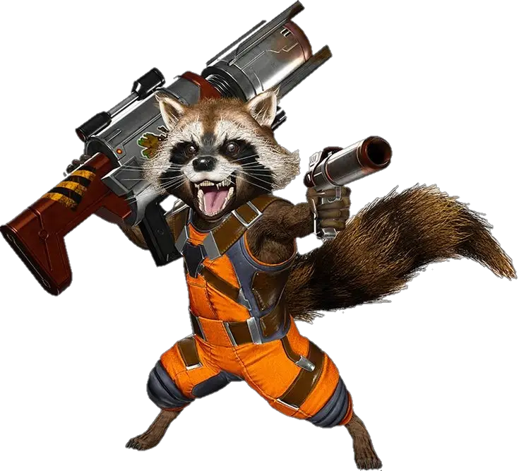 Guardians of galaxy Rocket Raccoon Png