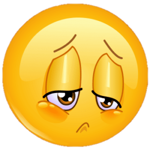 Female Sad Emoji Png