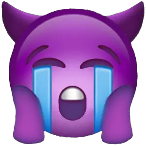 Devil Sad Emoji Png