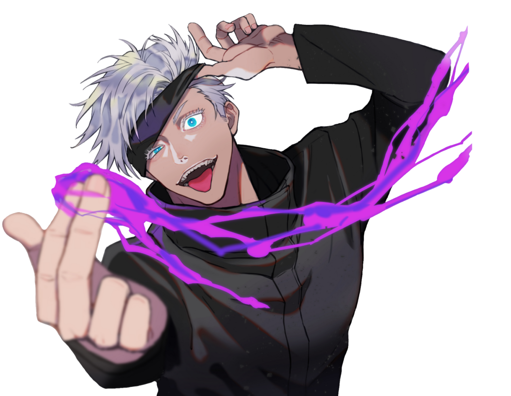 Satoru Gojo Artwork PNG