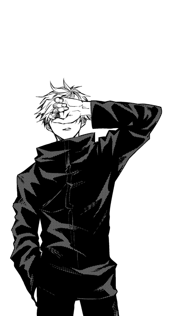 Gojo Satoru (Manga Jujutsu Kaisen) PNG