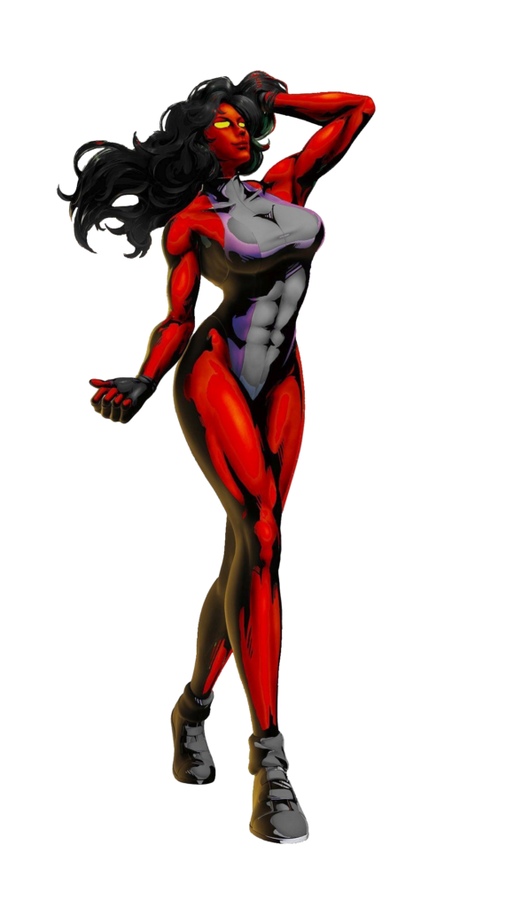 Red She-hulk Full Body Png