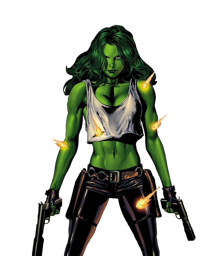 Action She-hulk Png