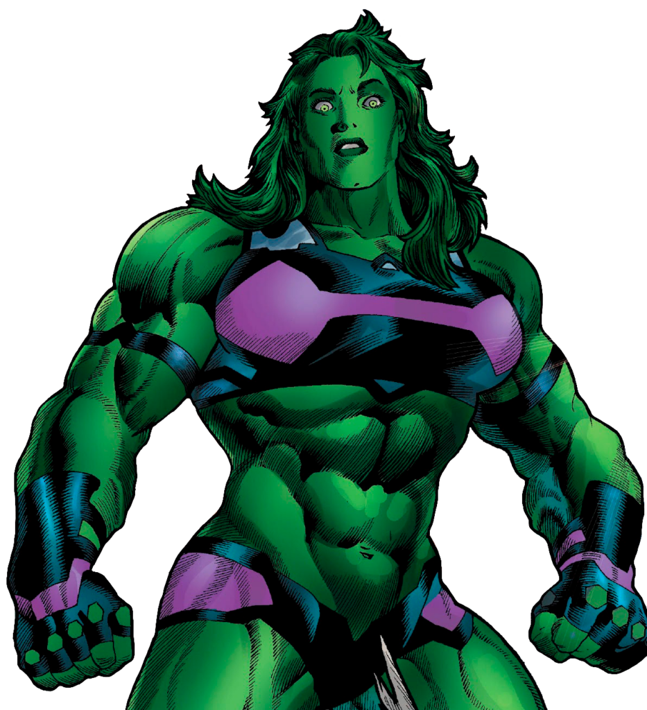 Angry She-hulk clipart Png
