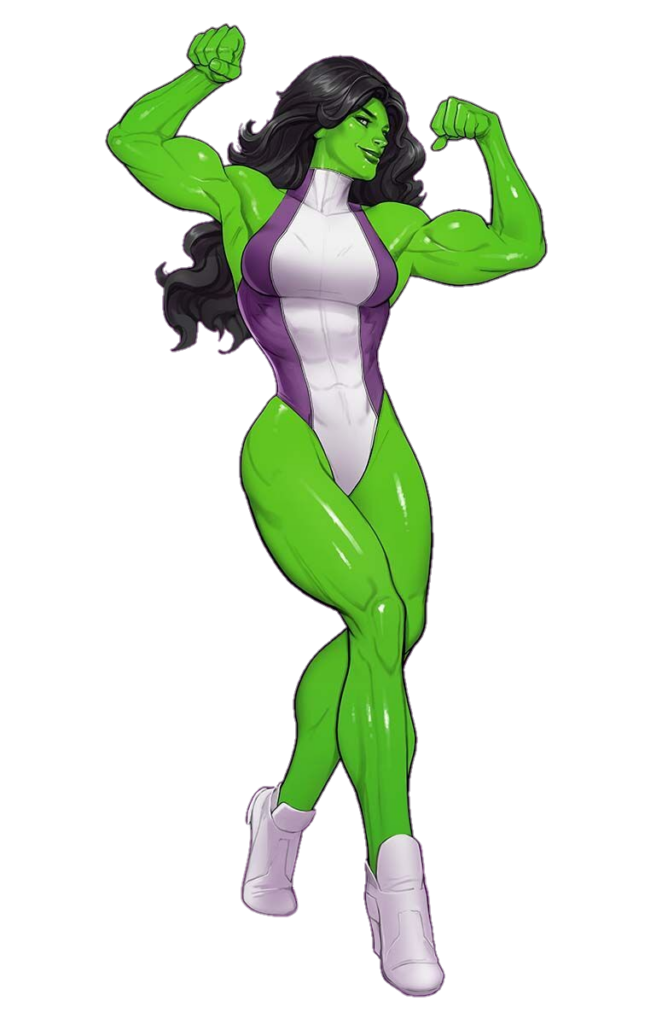 She-hulk Posing clipart Png