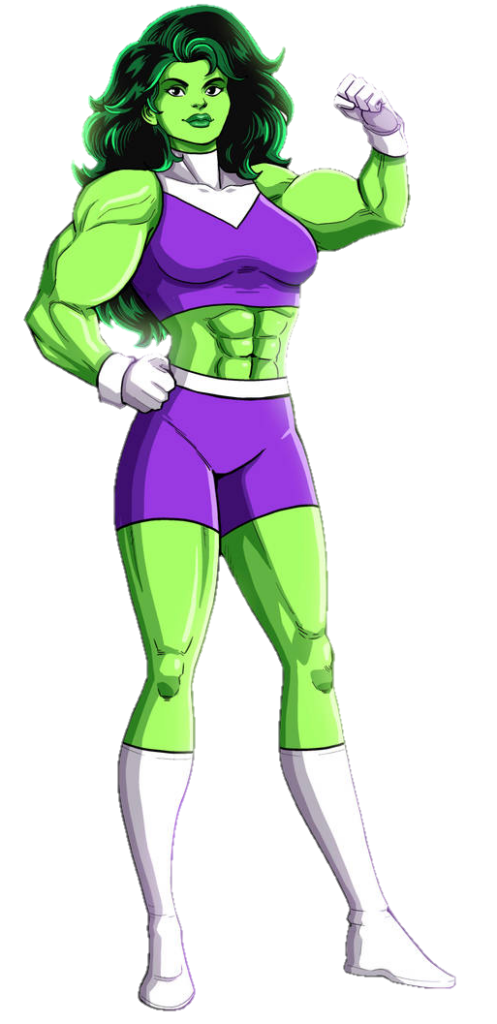 Transparent She-Hulk Png