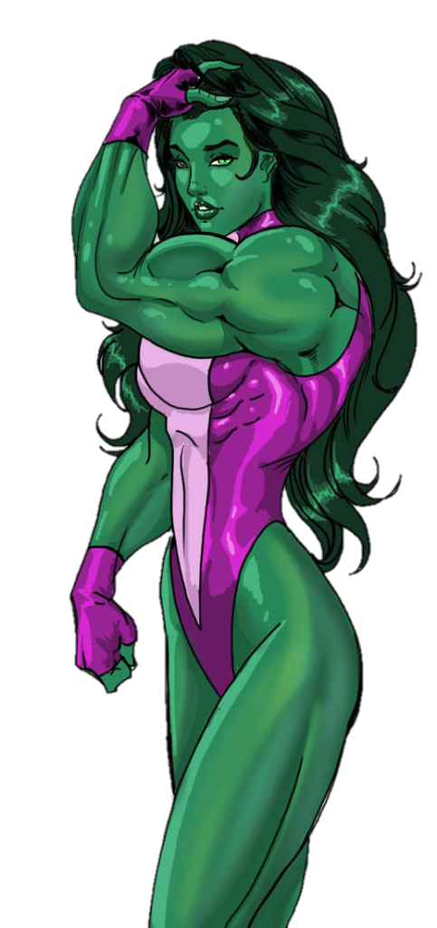 Green She-Hulk Png