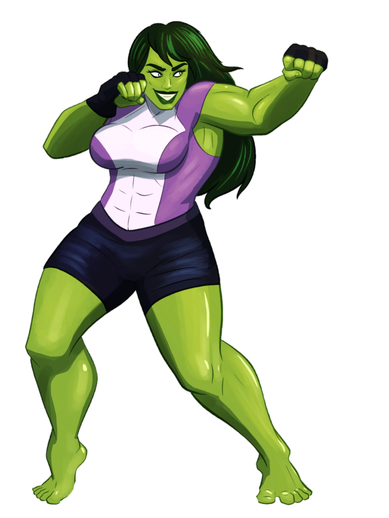 She-Hulk Png Vector