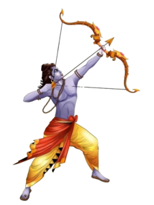 Angry Shree Ram clipart Png