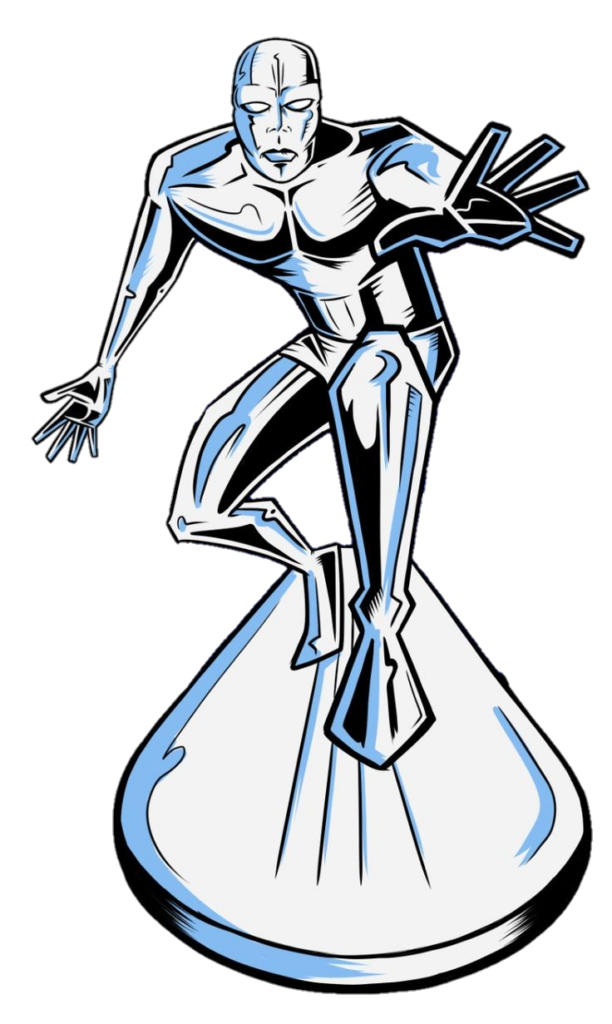 Silver Surfer Vector Png