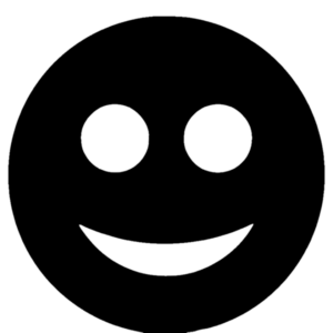 Smiley Face Png Black & White