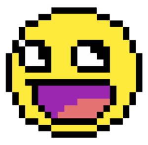 Pixel Smiley Face Png