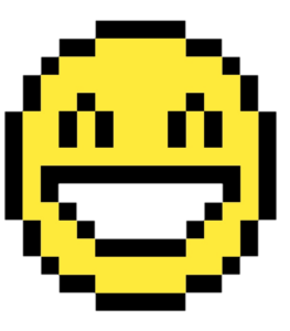Pixel Smiley Face Png