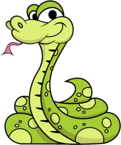 Green Snake Clipart PNG