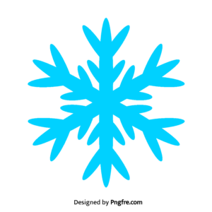 Blue Snowflake Vector Png