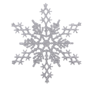 Silver Sparkle Snowflake Png