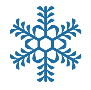 Blue Snowflake Design Png