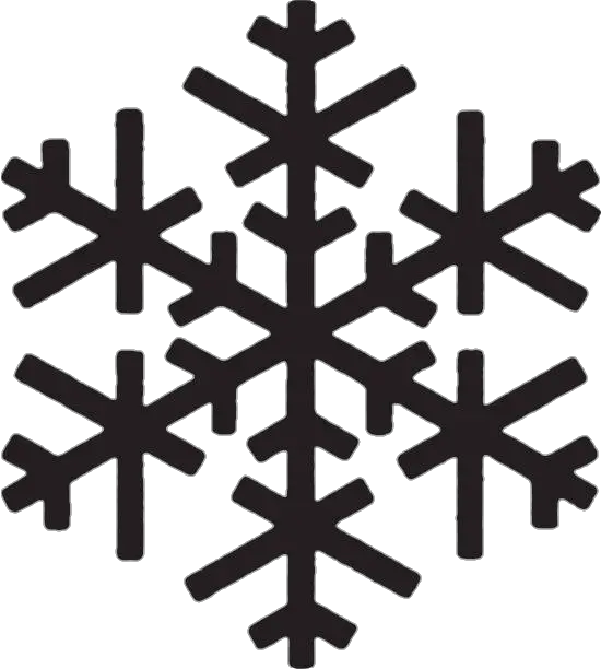 Silhouette Snowflake Png