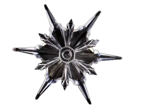 Black Snowflake Png